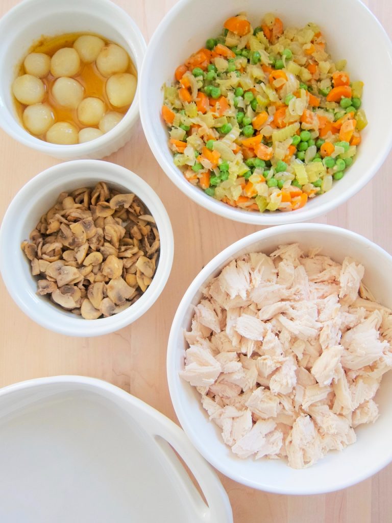 components for chicken pot pie