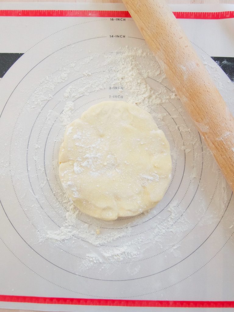 unrolled pastry