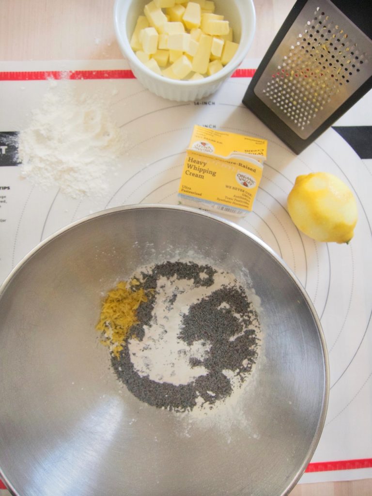 preparing scones