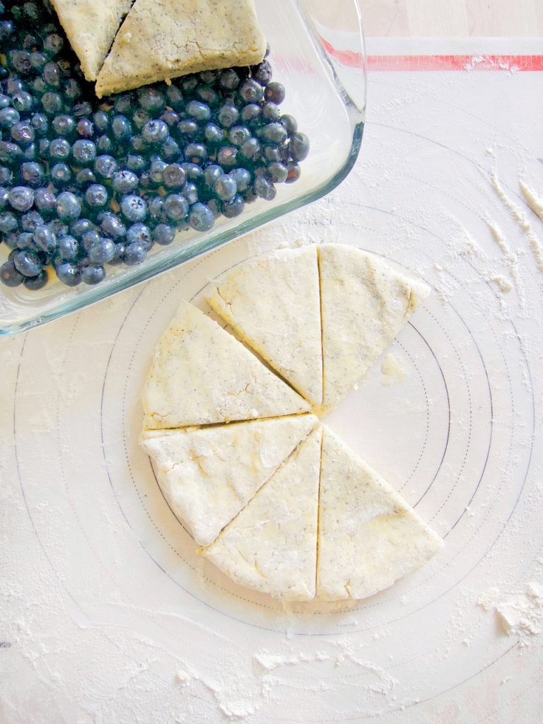 cutting scones