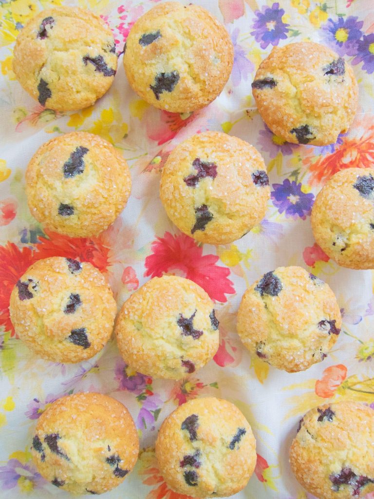 Lemon Muffins With Blueberries