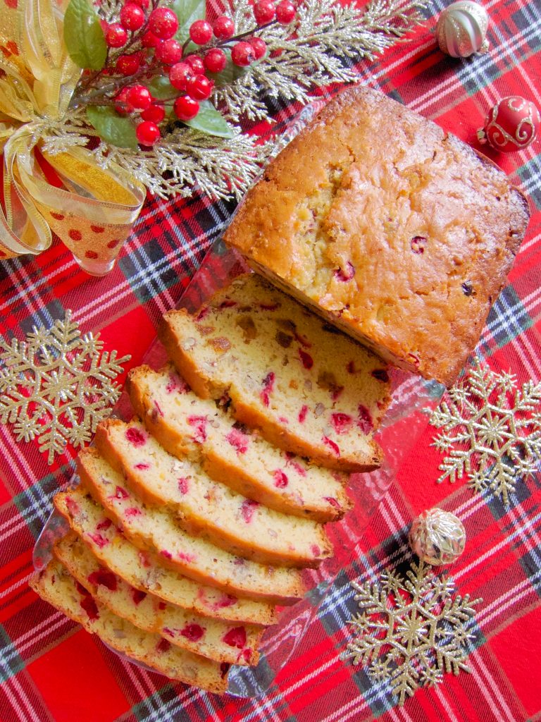 Cranberry Bread With Apricots and Almond