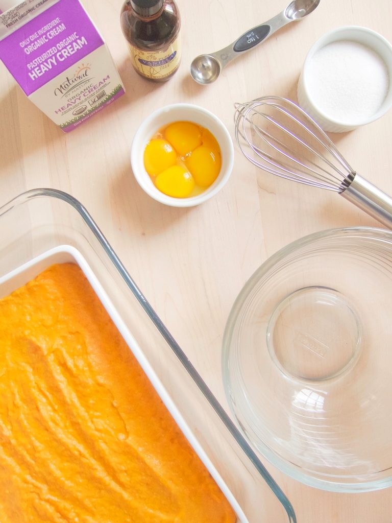 preparing Mashed Sweet Potatoes With Crème Brûlée Topping