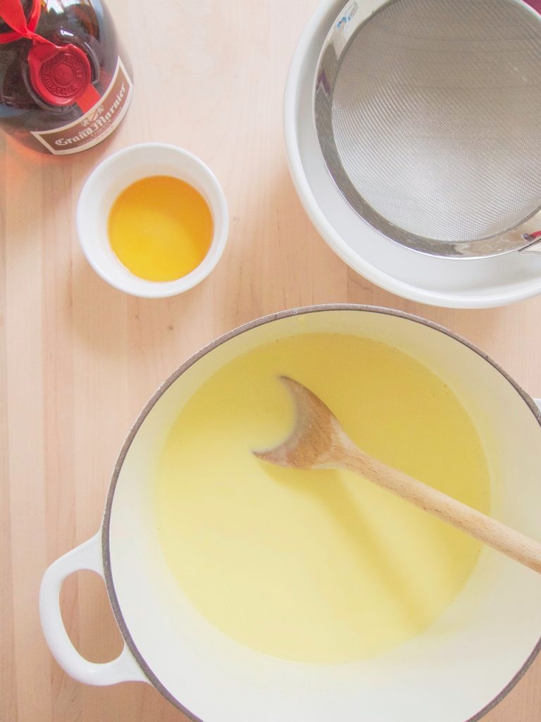 preparing custard sauce