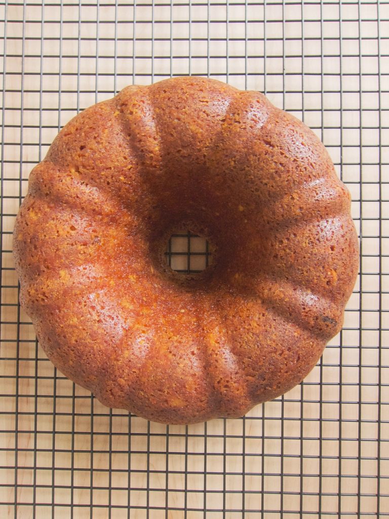 cooked Christmas Cake With Marmalade