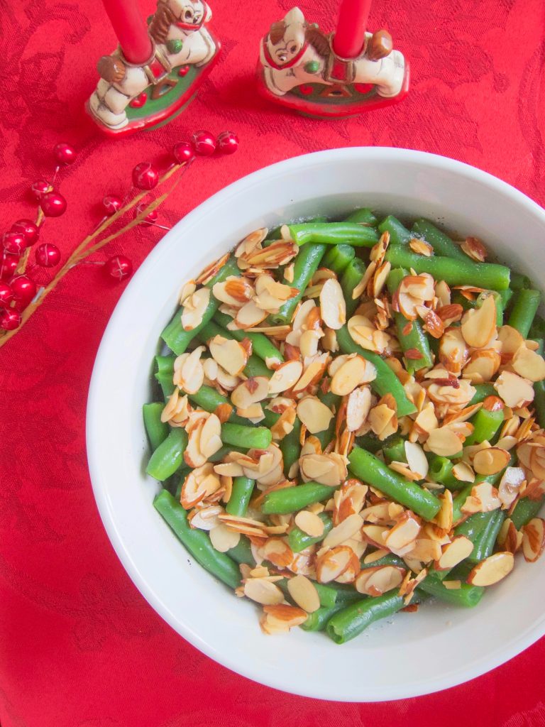 Blanched Green Beans With Browned Butter Almonds