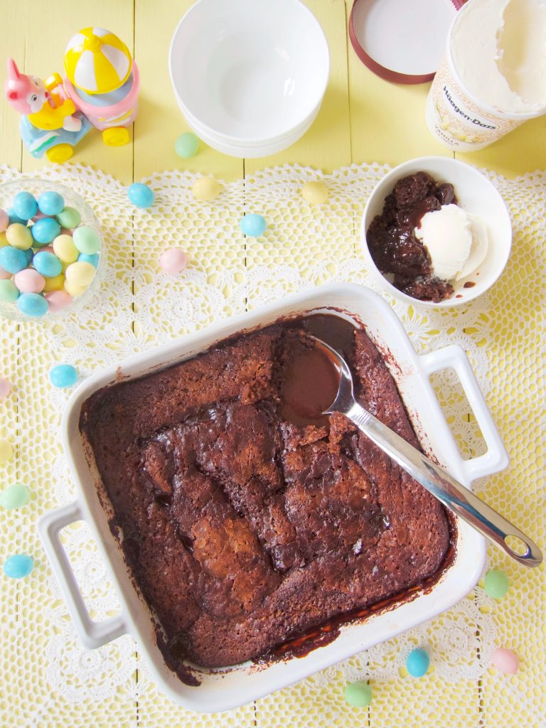 Chocolate Hazelnut Hot Fudge Pudding Cake