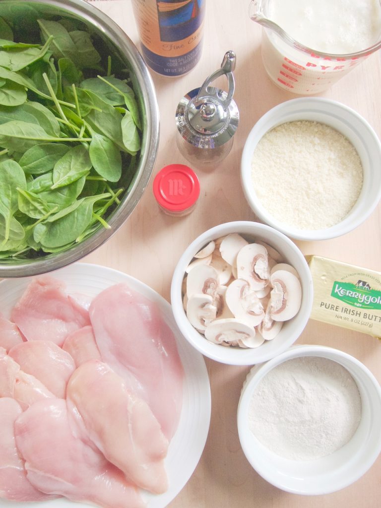 ingredients for Chicken Gary