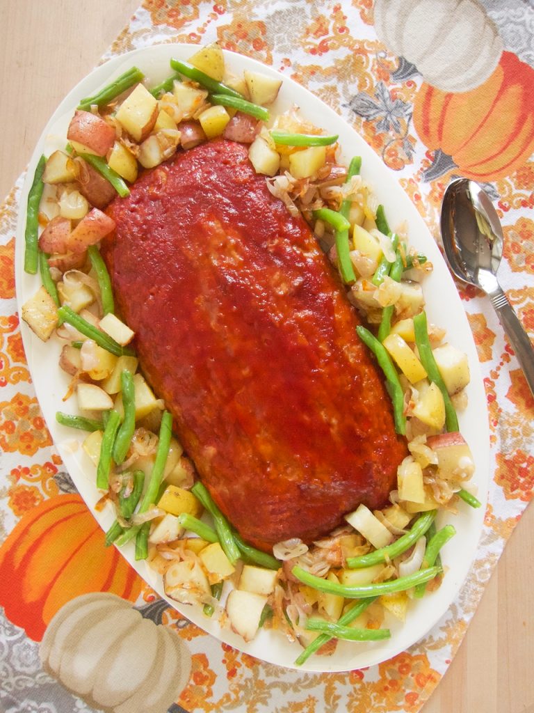 Roasted Potatoes and Green Beans With Caramelized Shallots