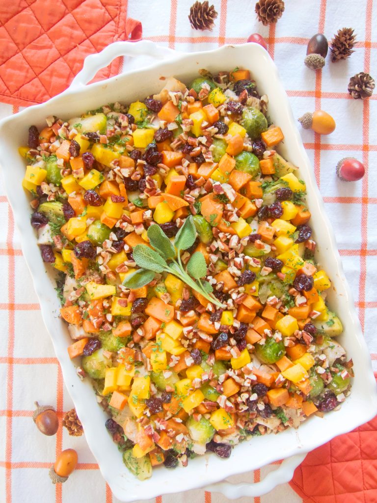 Autumn Chicken and Wild Rice Casserole