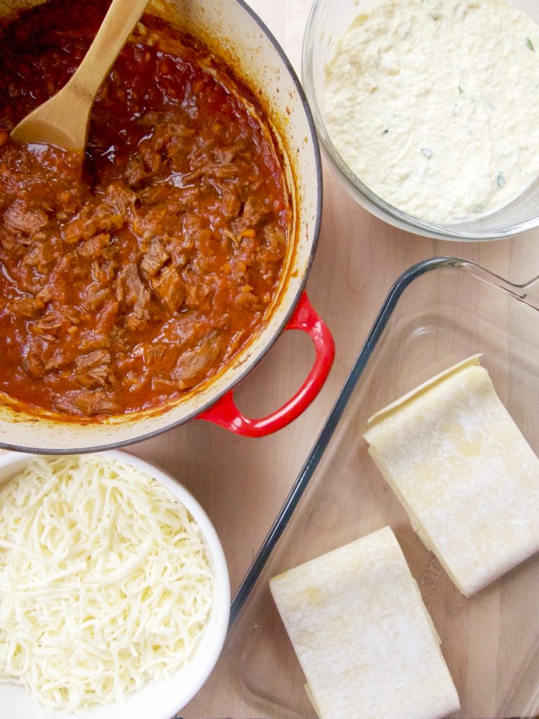 Lasagna With Braised Beef Ragu