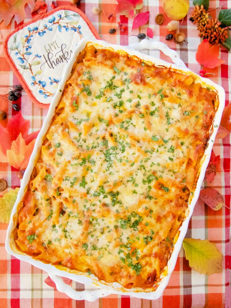 Penne Pasta Casserole With Homemade Turkey Sausage