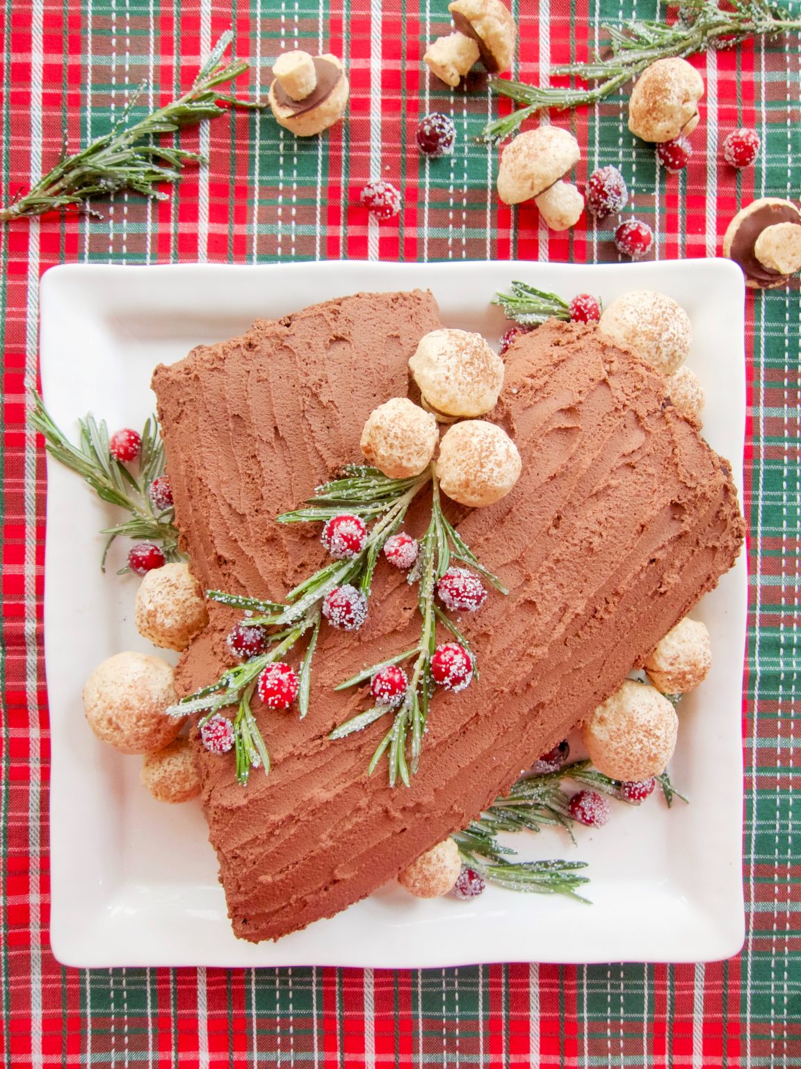 Chocolate and Hazelnut Buche de Noel Dolly’s Kettle