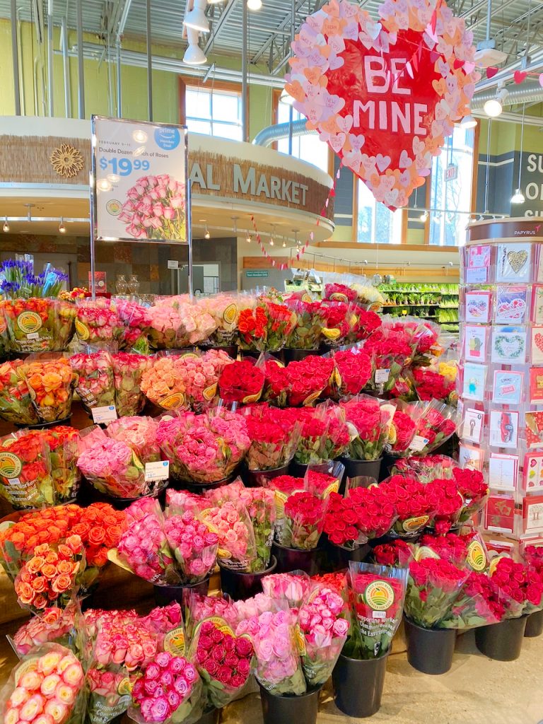 roses at Whole Foods
